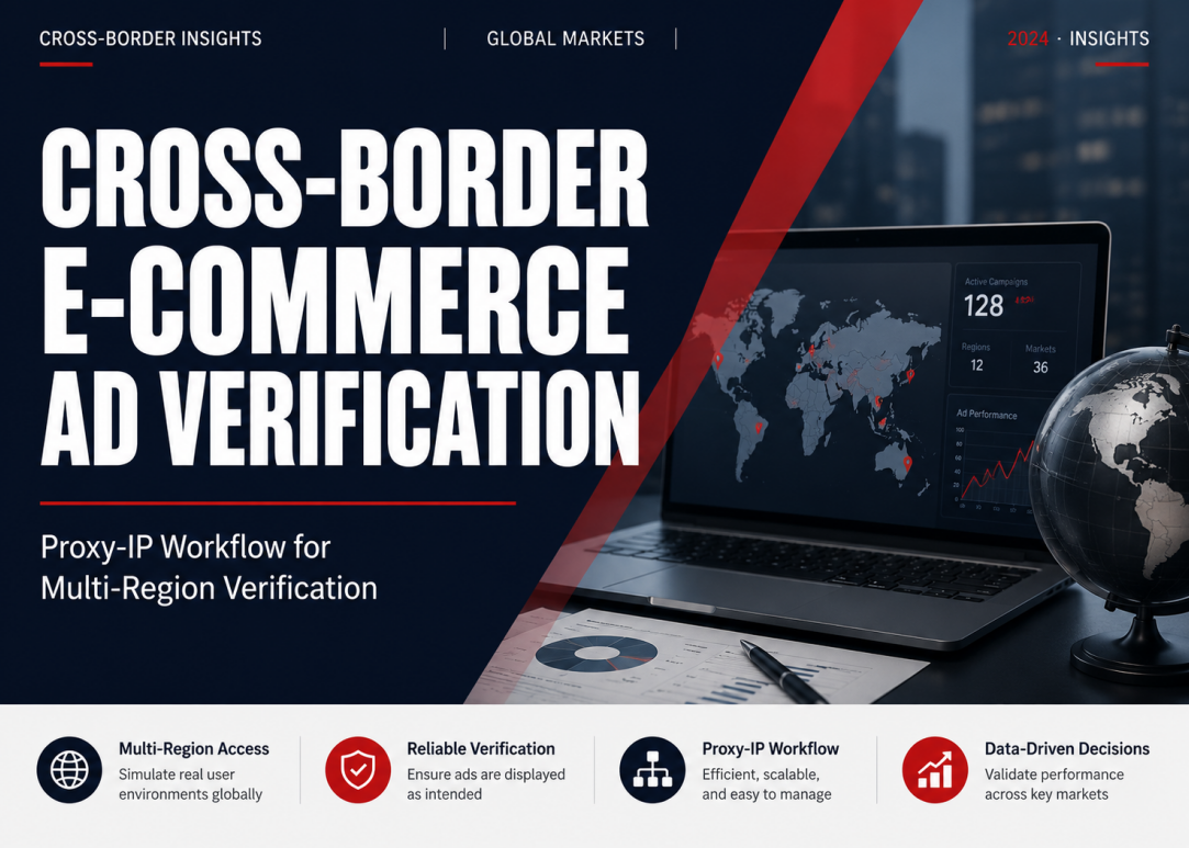 Cross-Border E-commerce Ad Verification: A 6-Step Proxy-IP Workflow for Multi-Region Verification