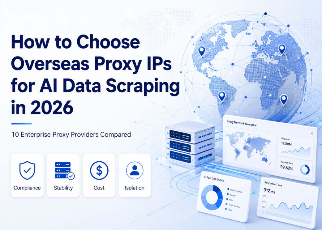 How to Choose Proxy IPs for AI Data Scraping in 2026: 10 Providers Compared