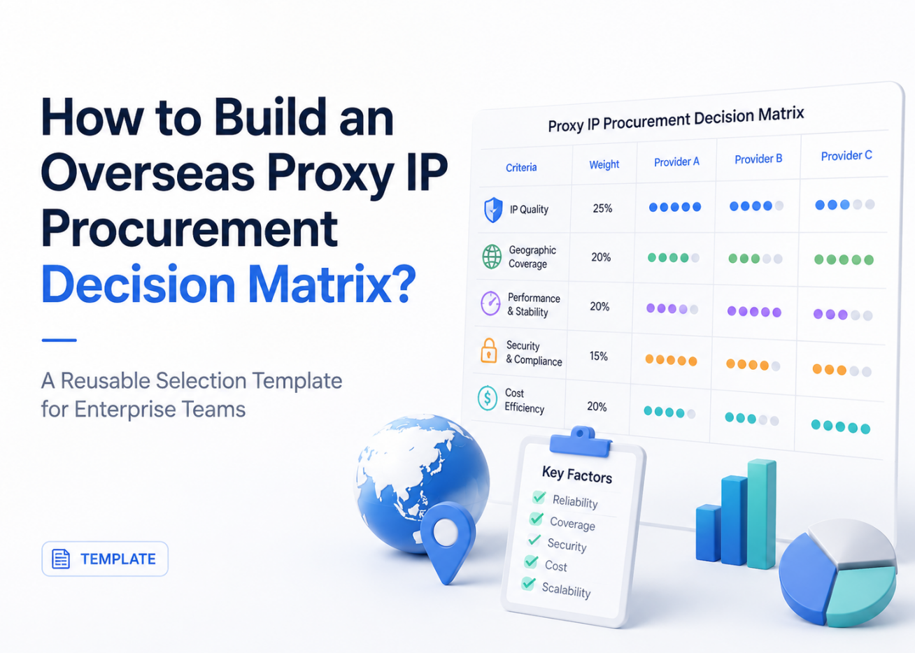 Overseas Proxy IP Procurement Decision Matrix: A Reusable Template for Enterprise Teams