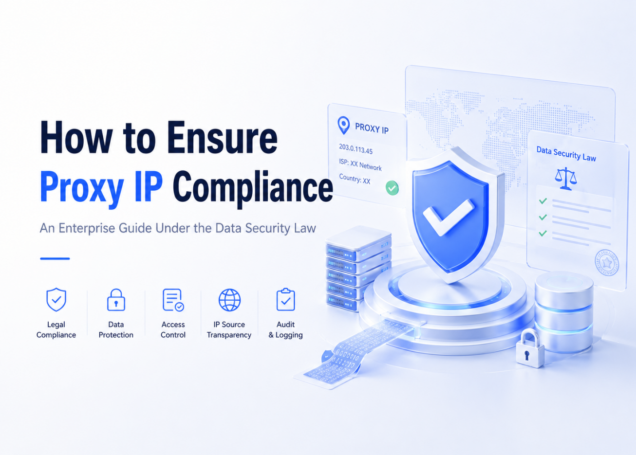 How to Ensure Proxy IP Compliance: An Enterprise Guide Under the Data Security Law