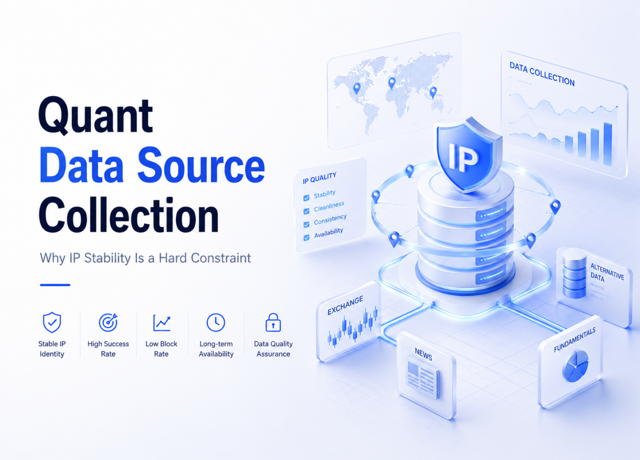 Quant Data Source Collection: Why IP Stability Is a Hard Constraint