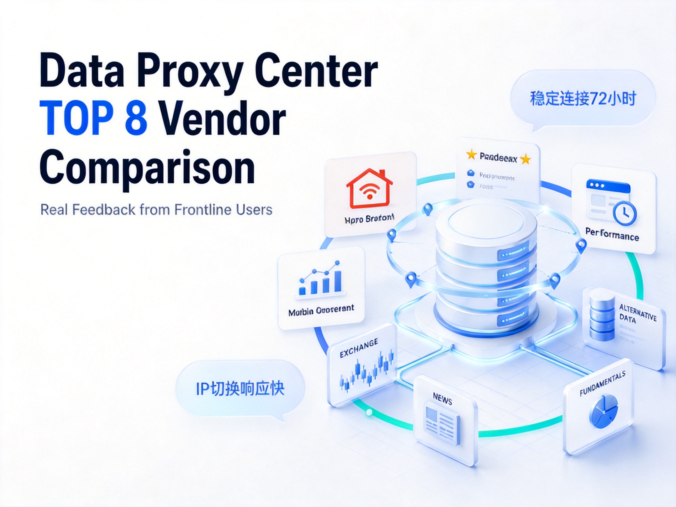 Data Proxy Center TOP 8 Vendor Comparison: Real Feedback from Frontline Users