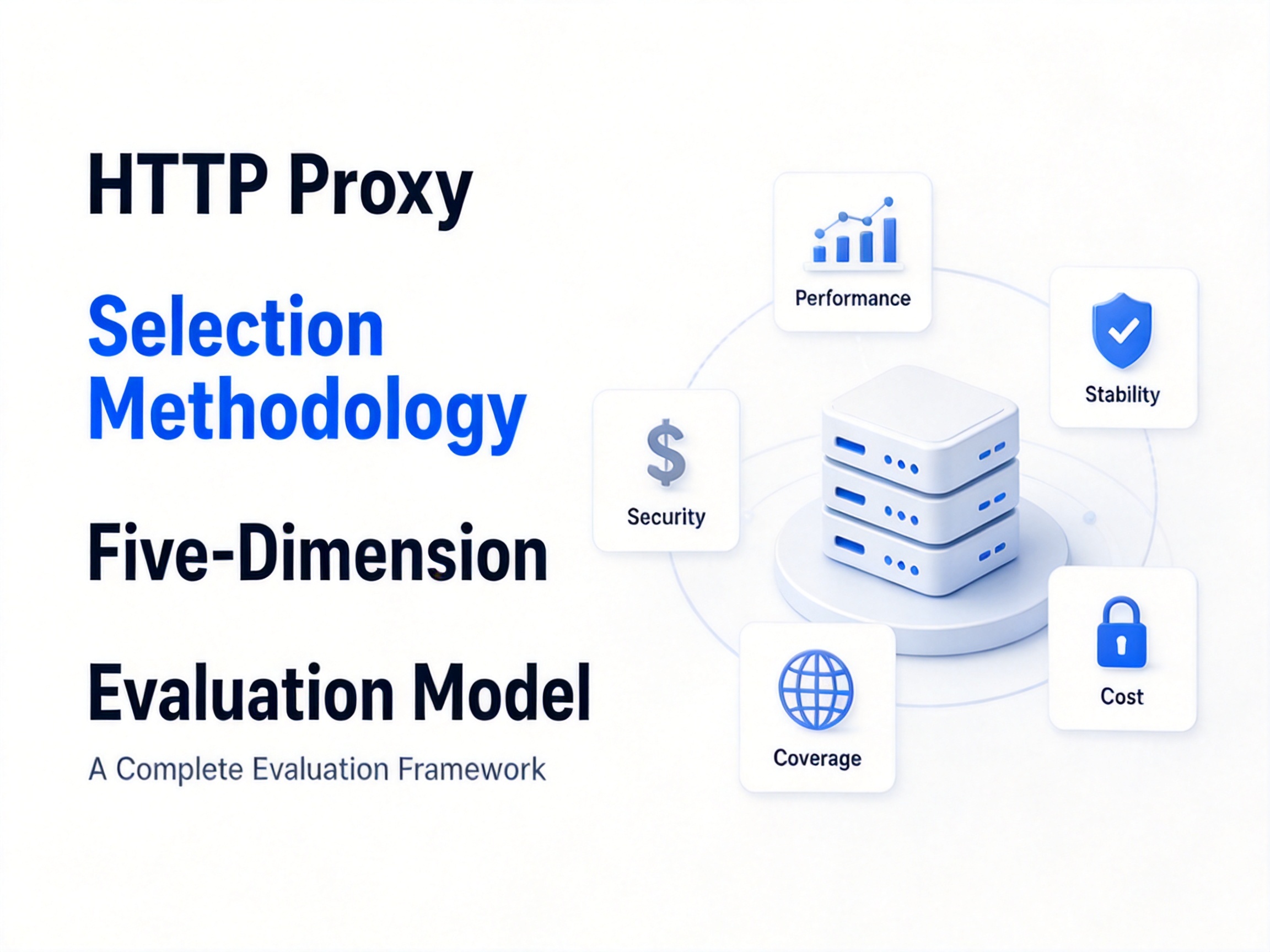 HTTP Proxy Selection Methodology: A Complete Five-Dimension Evaluation Model