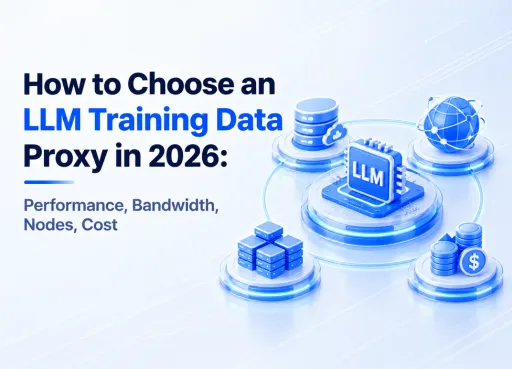 How to Choose an LLM Training Data Proxy in 2026: Performance, Bandwidth, Nodes, Cost