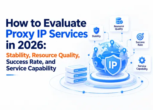 Evaluate Proxy IP Services in 2026: Stability, Quality, Success Rate & Support