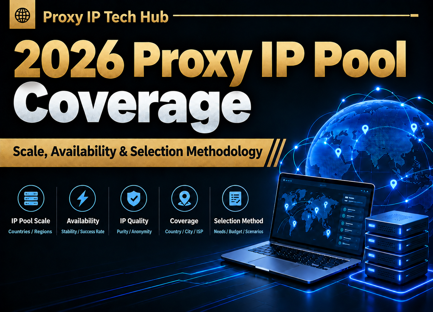 2026 Proxy IP Pool Coverage: Scale, Availability & Selection Methodology