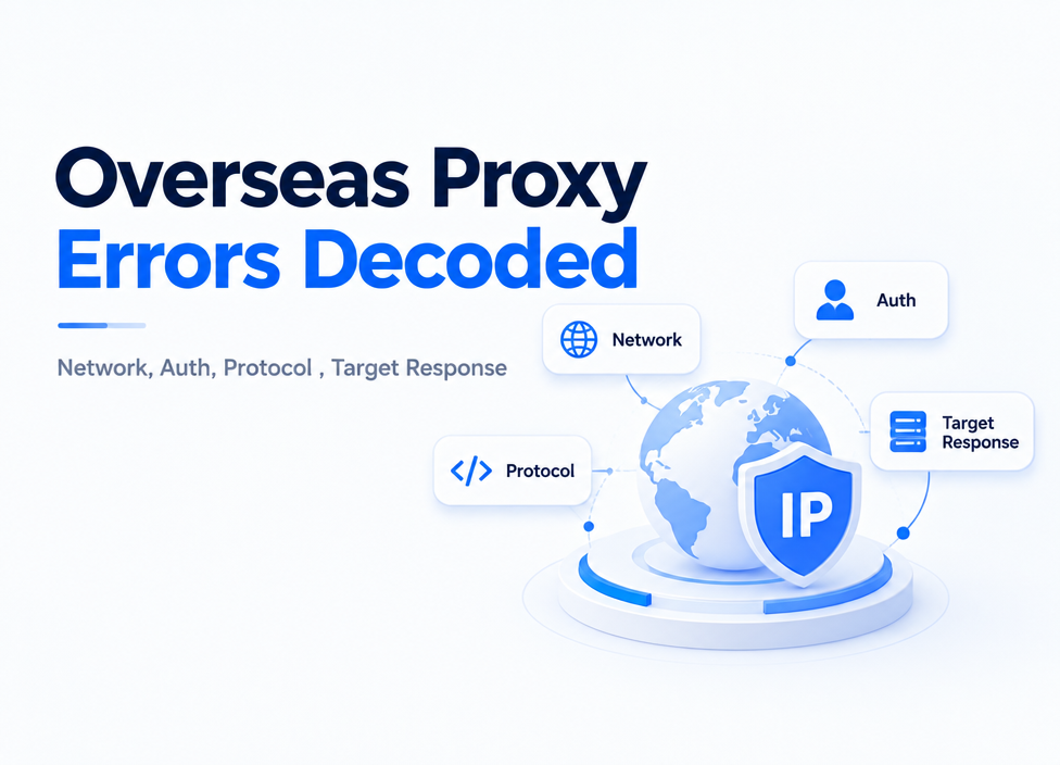 Overseas Proxy IP Not Working? Layer-by-Layer Troubleshooting Guide