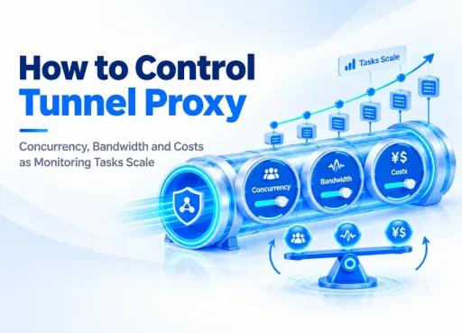 How to Control Tunnel Proxy Concurrency, Bandwidth and Costs as Monitoring Tasks Scale