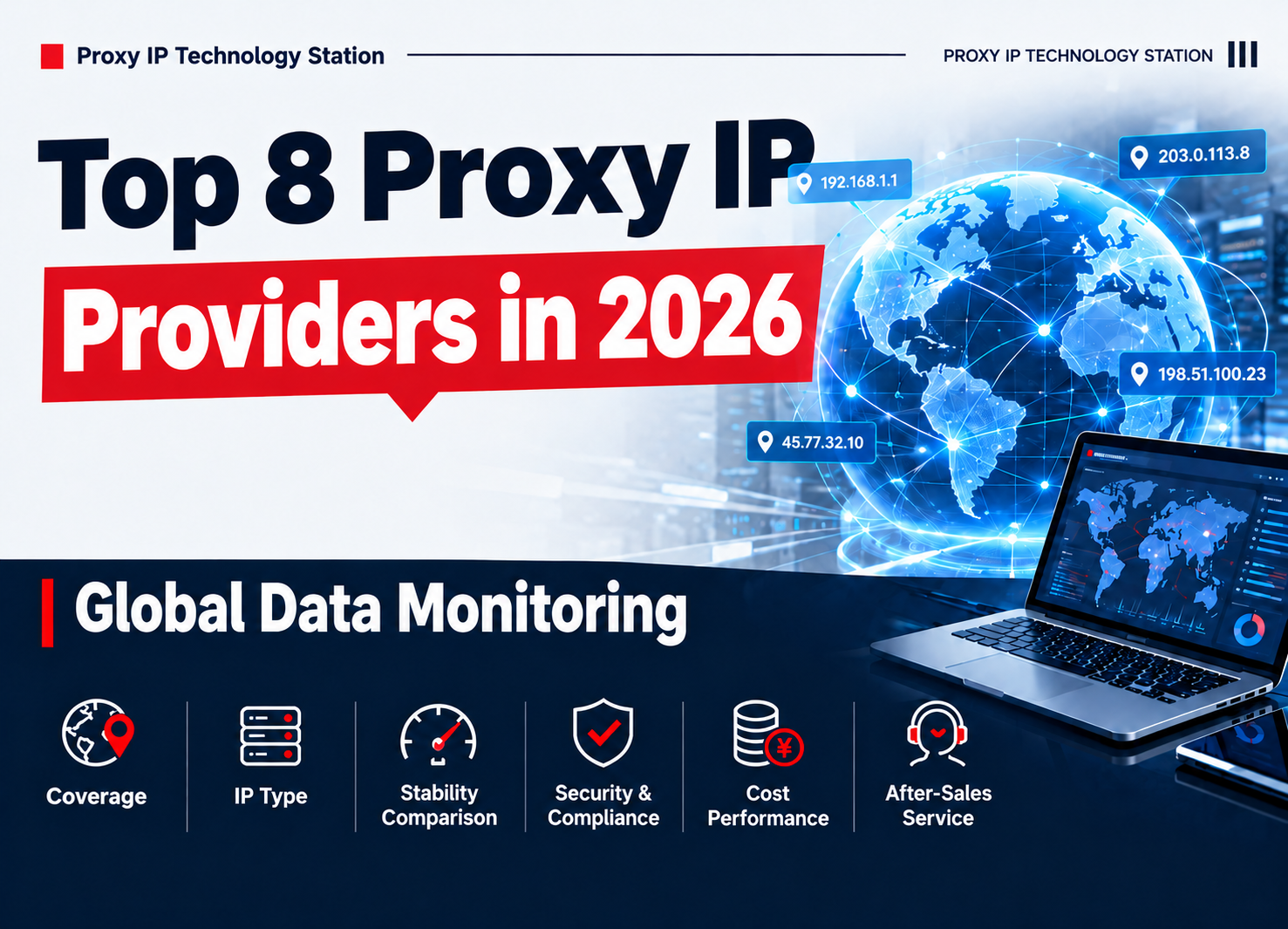 2026 Global Data Monitoring Proxy IPs: 8 Leading Providers Compared