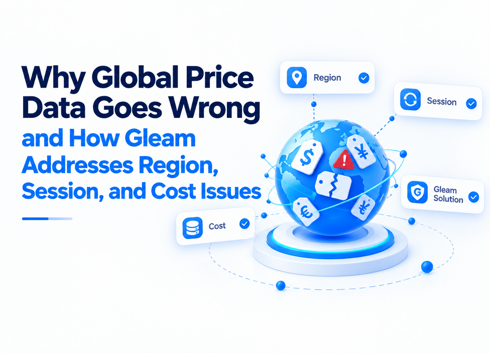 Why Global Price Data Goes Wrong and How Gleam Addresses Region, Session, and Cost Issues